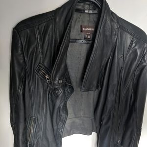 Danier leather women's biker jacket